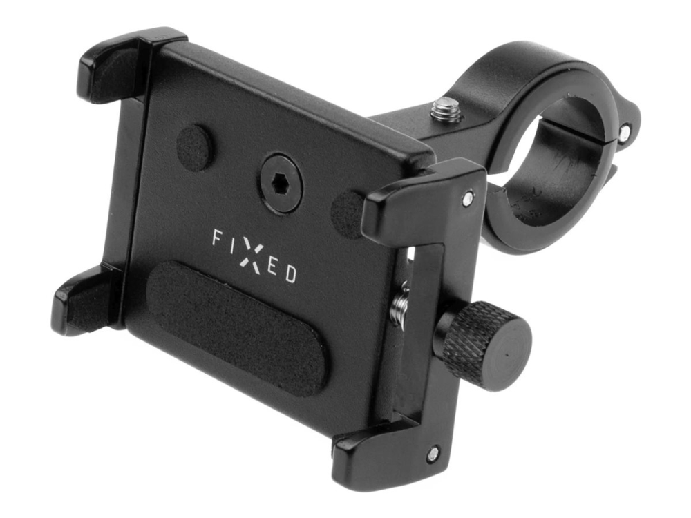 FIXED Bikee ALU - Cykelhållare för mobiltelefon - aluminium - från 4 till 6,7 tum - svart | N - A | GameStuff