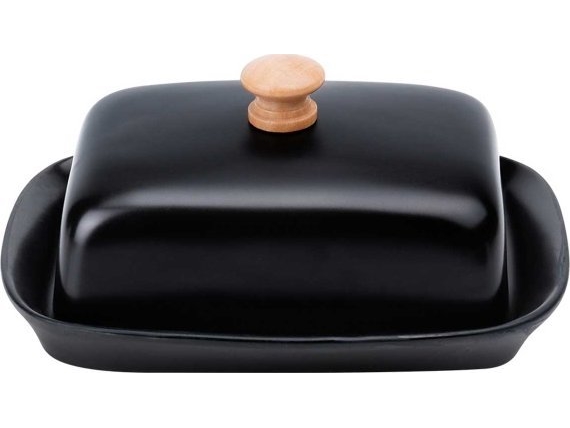 KERAMISK SMÖRSKÅL SVART 139677 | Köksutrustning - Köksredskap - Vitlökspress | GameStuff