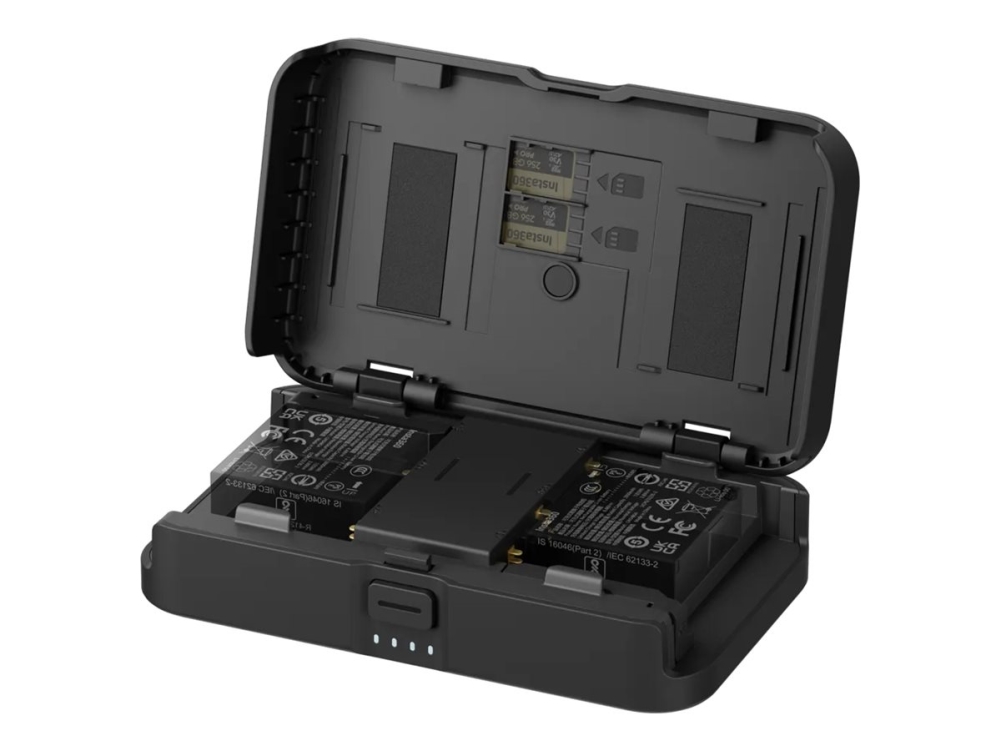 Insta360 - Opladningsetui - 2 X Batterier Lader Op