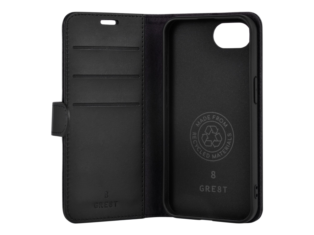 Gre8t Grs Wallet Iphone 16E/17E Black B2b