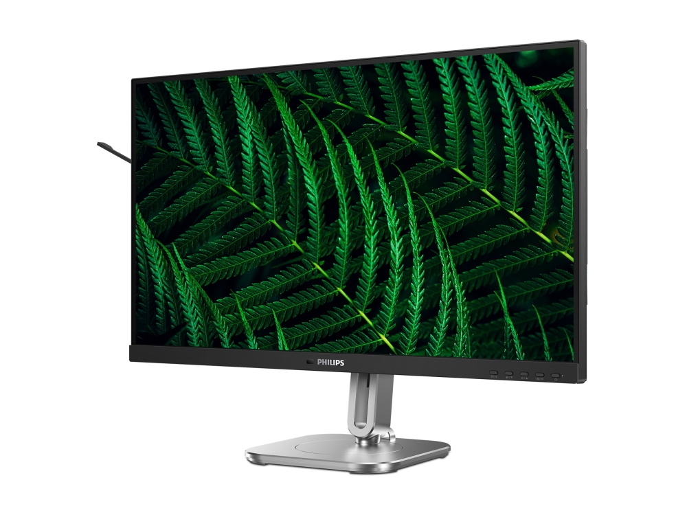 Philips 27B2g5500 - Led-Skærm - 27" - 2560 X 1440 Qhd @ 100 Hz - Ips - 1500:1 - Højtalere - Sølv, Brunsort