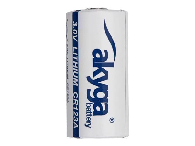 Akyga - Batteri - 3V, för 85°C CR123A - Li/MnO2 - 1500 mAh | EL Artiklar - Batteri - Övriga batterier | GameStuff