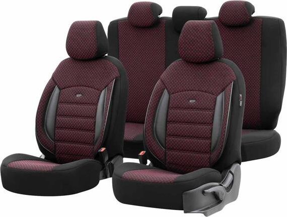 AMiO Bilstolsöverdrag set OTOM SPORT PLUS 103 BURGUNDY NZ | Bilvård & Biltillbehör - Bilens Interiörutrustning - Övriga | GameStuff