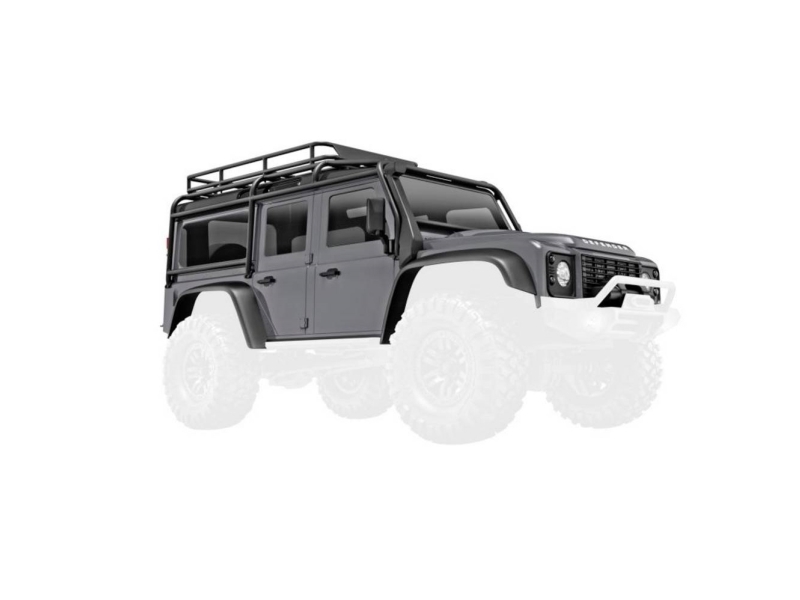 Traxxas TRX-9712-SLVR Crawler-kaross TRX-4M Defender, silver | Radiostyrd - Modellbilar Tillbehör - Karosser | GameStuff