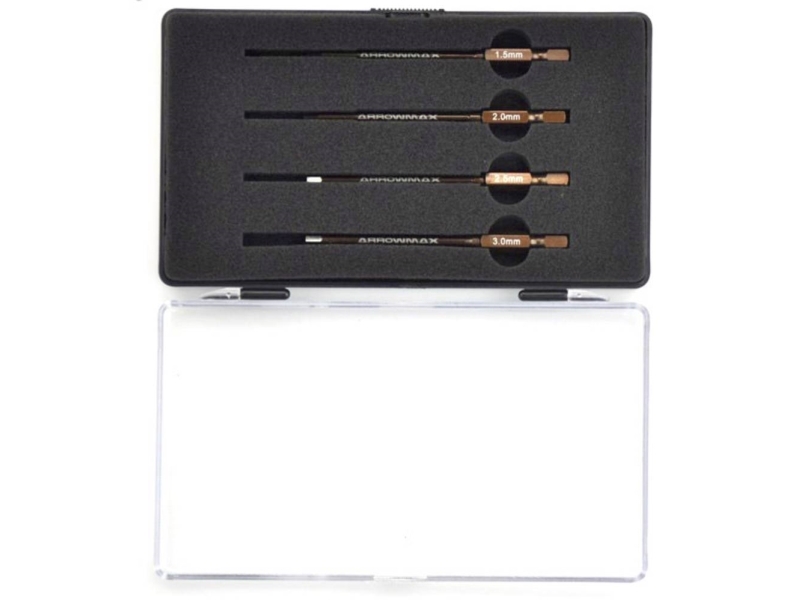 ArrowMax AM-500902 Työkalusarja 4 ulkoista kuusiokoloainetta koko 1.5, 2, 2.5, 3