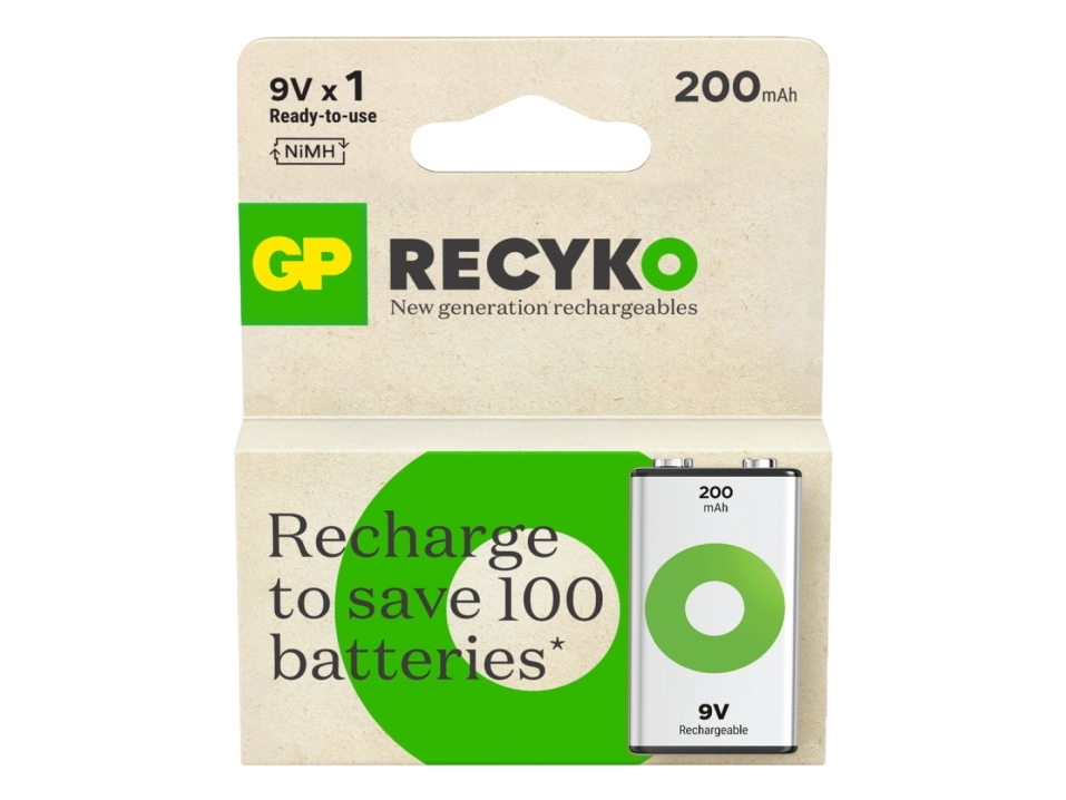 9 V-blokbatteri  ReCyko NiMH 8.4 V 200 mAh 1 stk