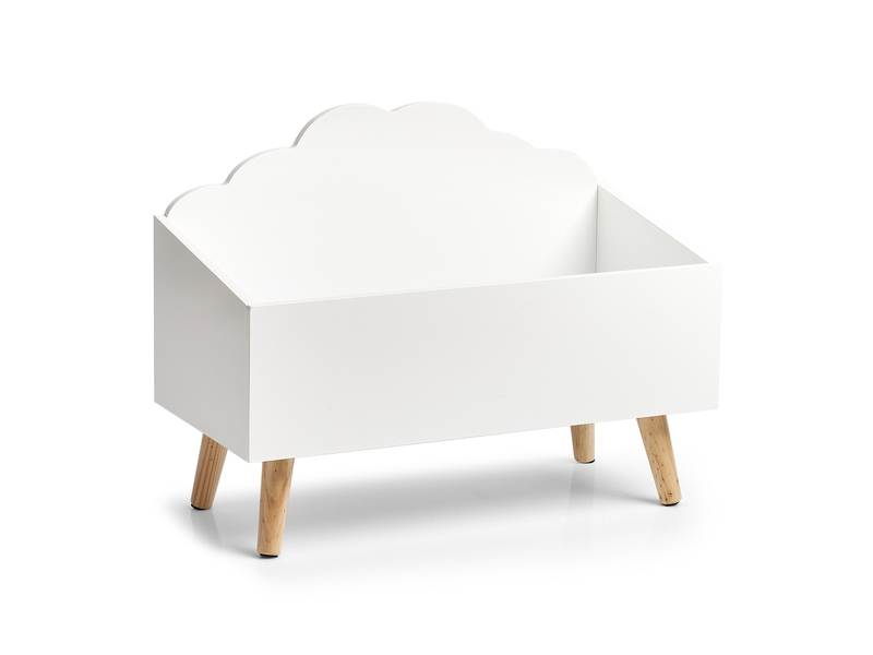 Zeller Present 13503, Kister til opbevaring af legetøj, Hvid, Fritstående, Dreng/Pige, Monokromatisk, Rektangulær