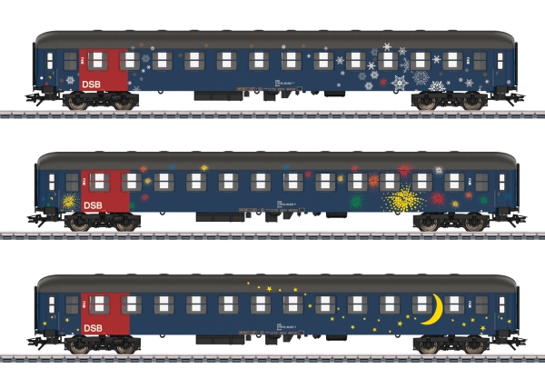 Marklin 42698 Togmodel Formonterede Ho 1:87 Dsb Ethvert Køn 3 Stk