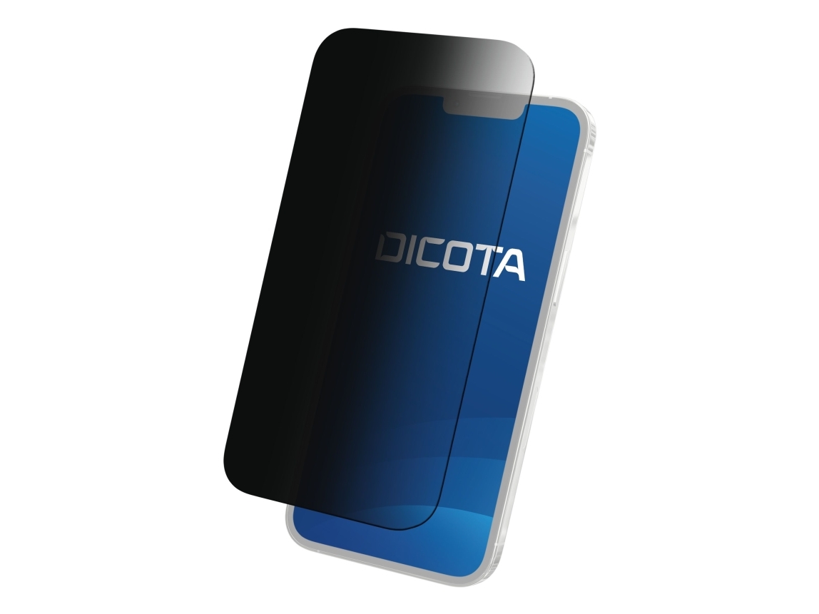 DICOTA - Privatlivsfilterskærm for mobiltelefon - 2-vejs - klæbemiddel - sort - for Apple iPhone 12 mini