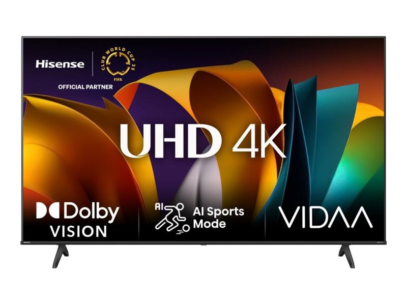 Hisense Hisense 75E6nt Tv, Led Tv - 75 - Svart, Ultrahd/4K, Hdr, Trippel Tuner