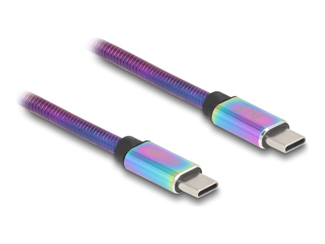 Delock 81116, 2 M, Usb C, Usb C, Usb 2.0, 0,48 Gbit/S, Mehrfarbig