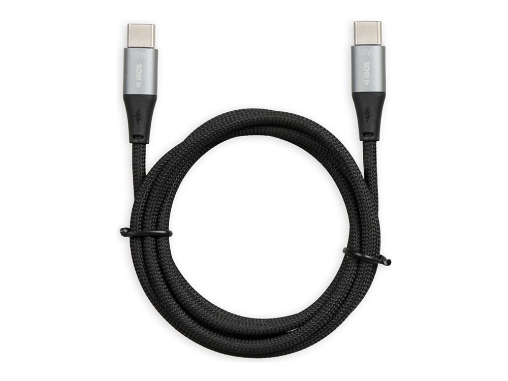 Ibox Usb-C - Usb-C 2 M Usb-Kabel Sort (Ikutc2b)