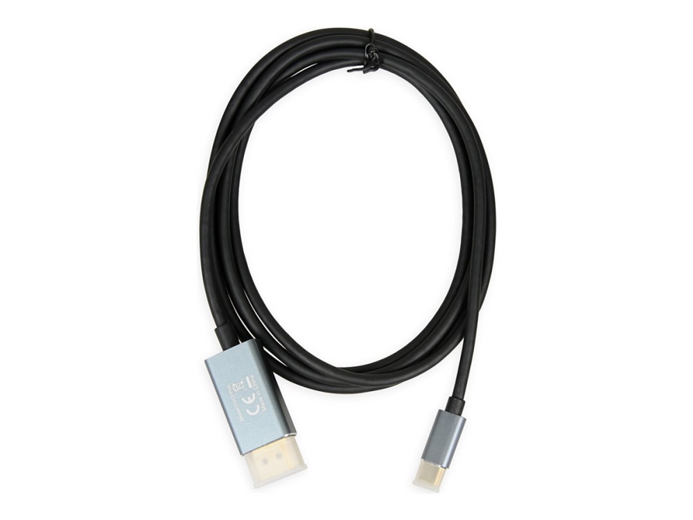 Ibox - Adapterkabel - Usb-C (Han) Til Displayport (Han) - 1.8 M - Sort