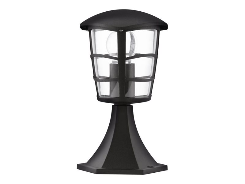 Eglo Aloria - Bollard light - 1 uttag - E27 - svart, klar | Belysning - Utomhusbelysning - Trädgårdslampor | GameStuff