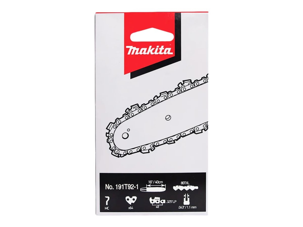 Makita 80TXL - Sågkedja - 40 cm - för XGT UC011GZ, UC012GZ, UC015GZ, UC016GZ | Trädgården - Trädgårdsmaskiner - Motorsågar | GameStuff