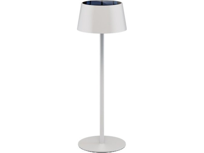Goobay Akku + Solar Led Tischlampe Weiß 2,0 Watt