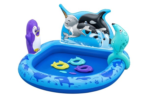 Bestway 53156, Uppblåsbart lekcenter, 2 År, Polyvinylklorid (PVC), Blå | Trädgården - Pools & Vatten spel - Poolleksaker | GameStuff