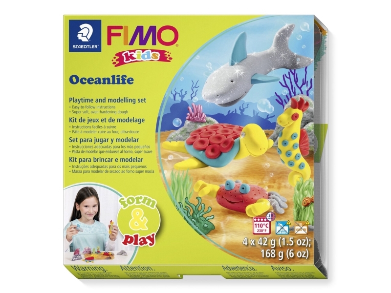 Staedtler FIMO kids 8034, 4 styck | Leksaker - Kreativitet - Spela degen | GameStuff