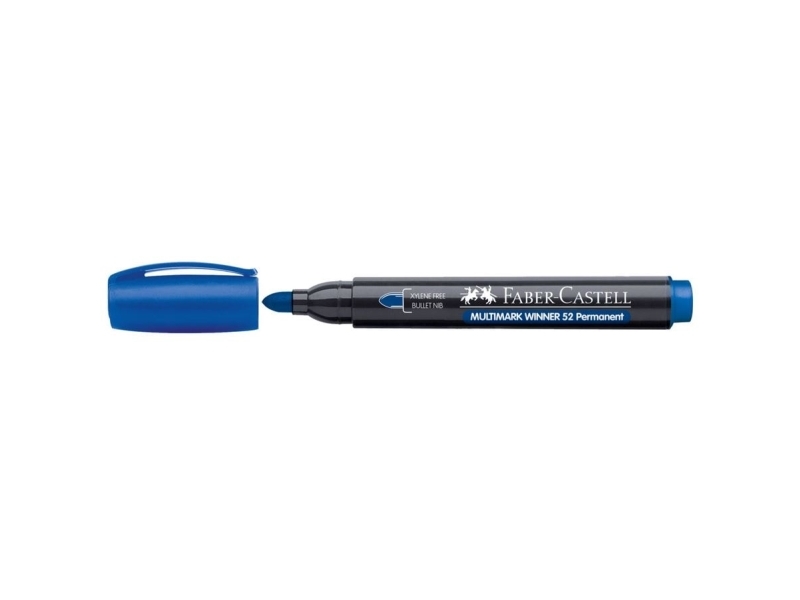 Faber-Castell 157851, Blå, Rund Spids, Sort, Blå, Glas, Metal, Plast, Wood/Laminate, 2,8 Mm, 1 Stk