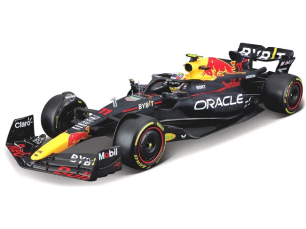 Bburago Redbull F1 Rb19 1:18 Pérez 23, Sportwagenmodell, Vormontiert, 1:18, Redbull F1 Rb19, Jedes Geschlecht, Metall, Kunststoff