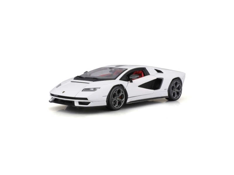 Bburago Lamborghini Countach Lpi 800-4, Sportsbil Model, Formonterede, 1:24, Lamborghini Countach Lpi 800-4, Ethvert Køn, Metal, Plast