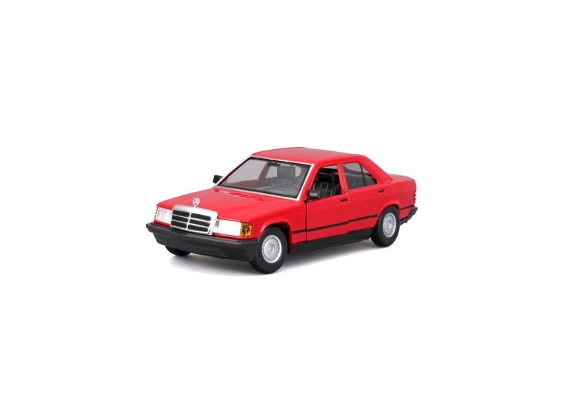BBURAGO Mercedes Benz 190E 1987, Modellpersonbil, Förmonterad, 1:24, Mercedes Benz 190E 1987, Alla, Metall, Plast | Hobby - Samlar- och monteringsmodeller - Fordon | GameStuff