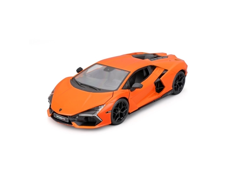 BBURAGO Lamborghini Revuelto, Sportsbil model, Formonterede, 1:24, Lamborghini Revuelto, Ethvert køn, Metal, Plast