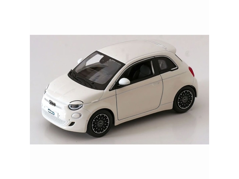 BBURAGO Fiat 500e 1:24, Bybil model, Formonterede, 1:24, Fiat 500e, Ethvert køn, Metal, Plast