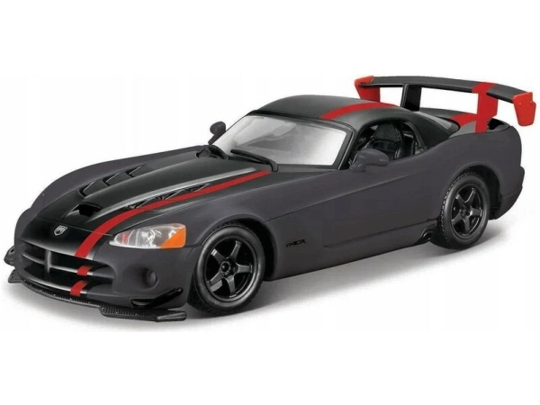 BBURAGO Dodge Viper SRT 10 ACR, Urheiluauton pienoismalli, Esikoottu, 1:24, Dodge Viper SRT 10 ACR, Ei sukupuolirajoitusta, Metalli, Muovi