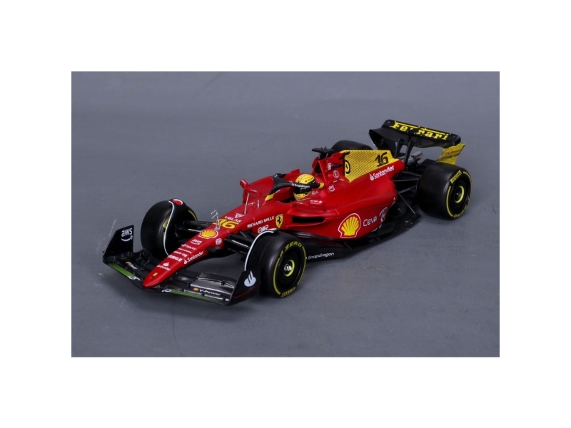 Bburago F1 Ferrari F1-75 2022, Leclerc 1:24 Modellauto