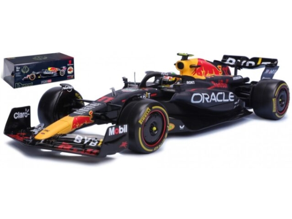 BBURAGO Red Bull Rb19, Sportsbil model, Formonterede, 1:24, RedBull RB19, Ethvert køn, Metal, Plast