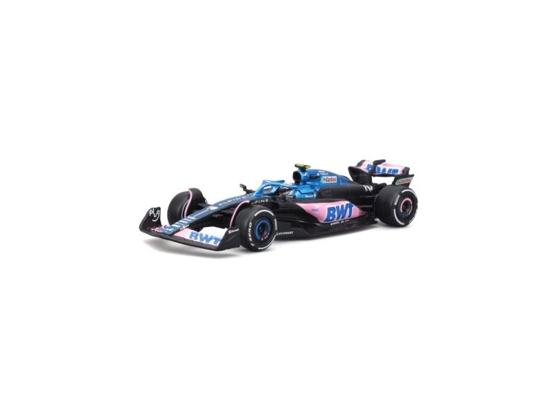 BBURAGO BWT Alpine F1 Team A523 #10 Gasly, Sportsbil model, Formonterede, 1:43, BWT Alpine F1 A523, Ethvert køn, Metal, Plast