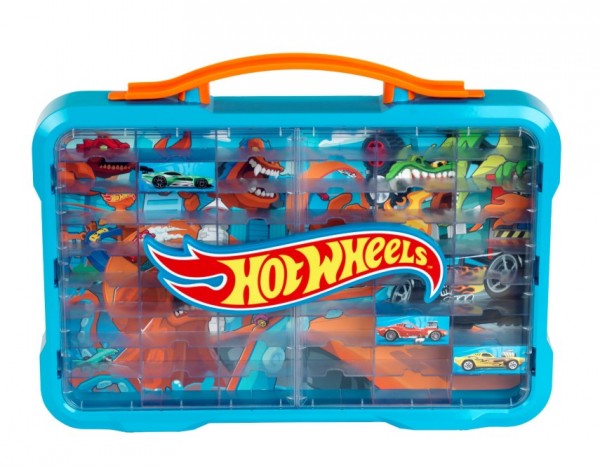 Klein Hot Wheels Kofferautogarage Mit Beleuchtetem Logo