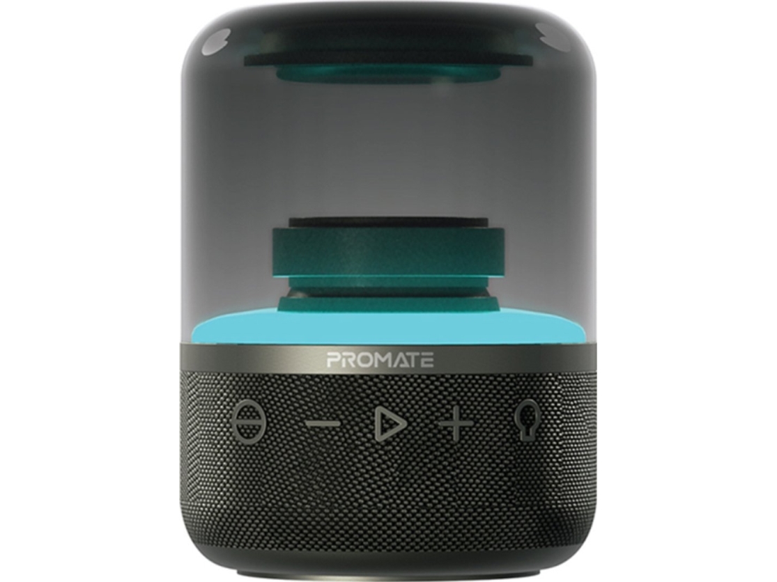 Promate Glitz Lumisound 360° Bluetooth Tragbarer Lautsprecher