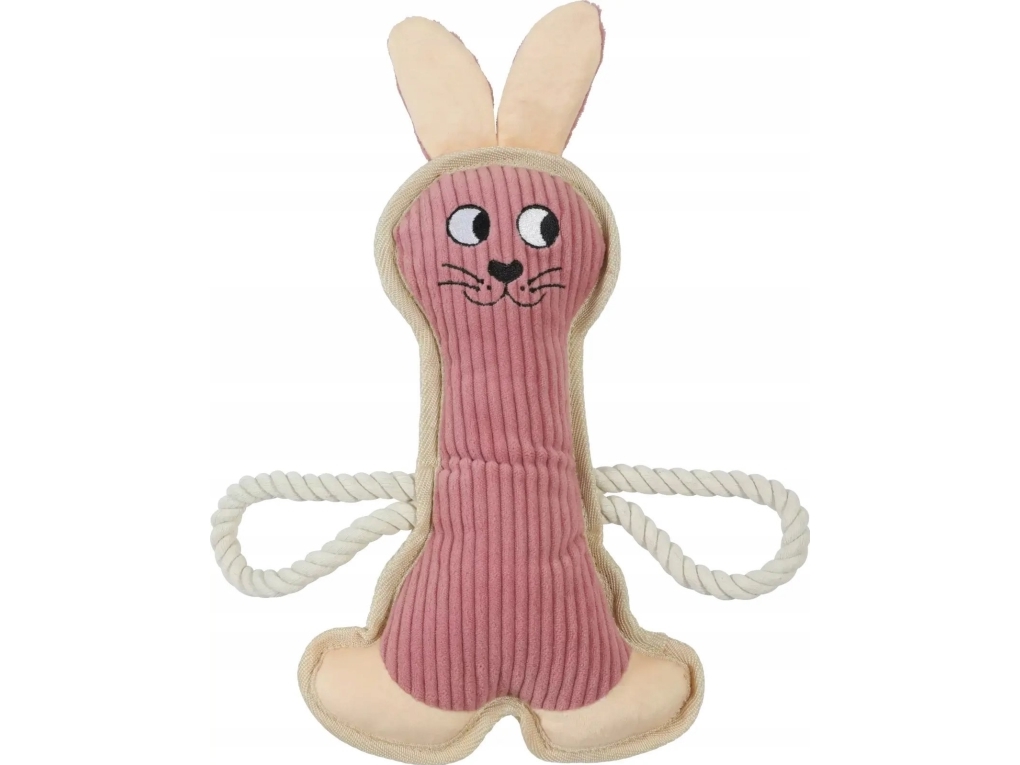 Zolux Zolux Zabawka dla psa Królik Buddy różowy 33cm