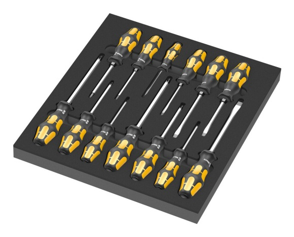Wera 05150105001, 344 mm, 392 mm, 46 mm, 2,68 kg, 13 styck, Tjeckien