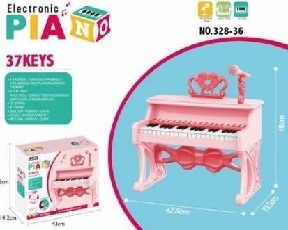 Teka Pink Opretstående Klaver Med Mikrofon