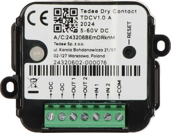 Kabelmodul Für Schlösser Tedee-Dry-Contact Tedee Gerda