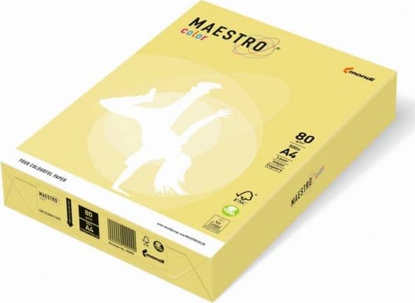 Mondi Papir Til Kopimaskine Maestro A4 80 G Citron 500 Ark