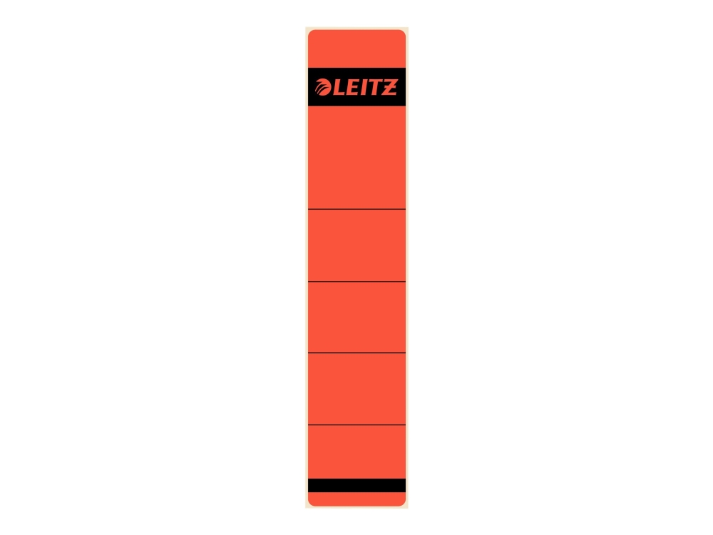 Leitz Rückenschilder Für Standard- Und Hartpappe-Ordner, Rot, Rechteck, Ringordner, Papier, 39 Mm, 192 Mm