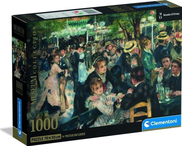 Clementoni - Bal Du Moulin - Galette - Museum - Puslespil - 1000