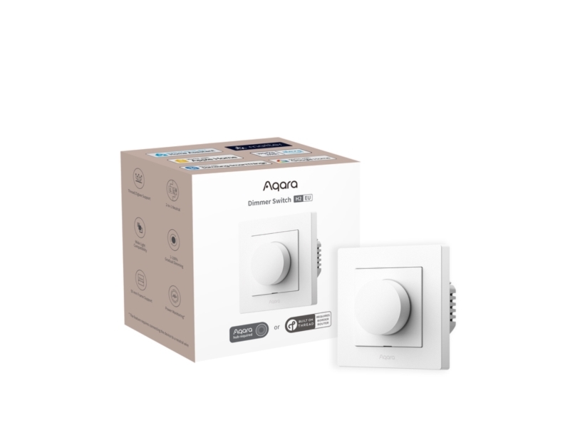 Aqara Dimmer Switch H2 EU (White) | Ventilation & Klimat - Uppvärmning - Värmekontroll och termostater | GameStuff
