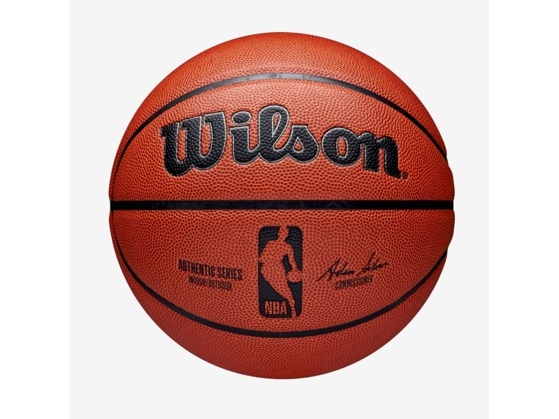 Wilson NBA Authentic basketball - str. 7, brun (indendørs/udendørs)
