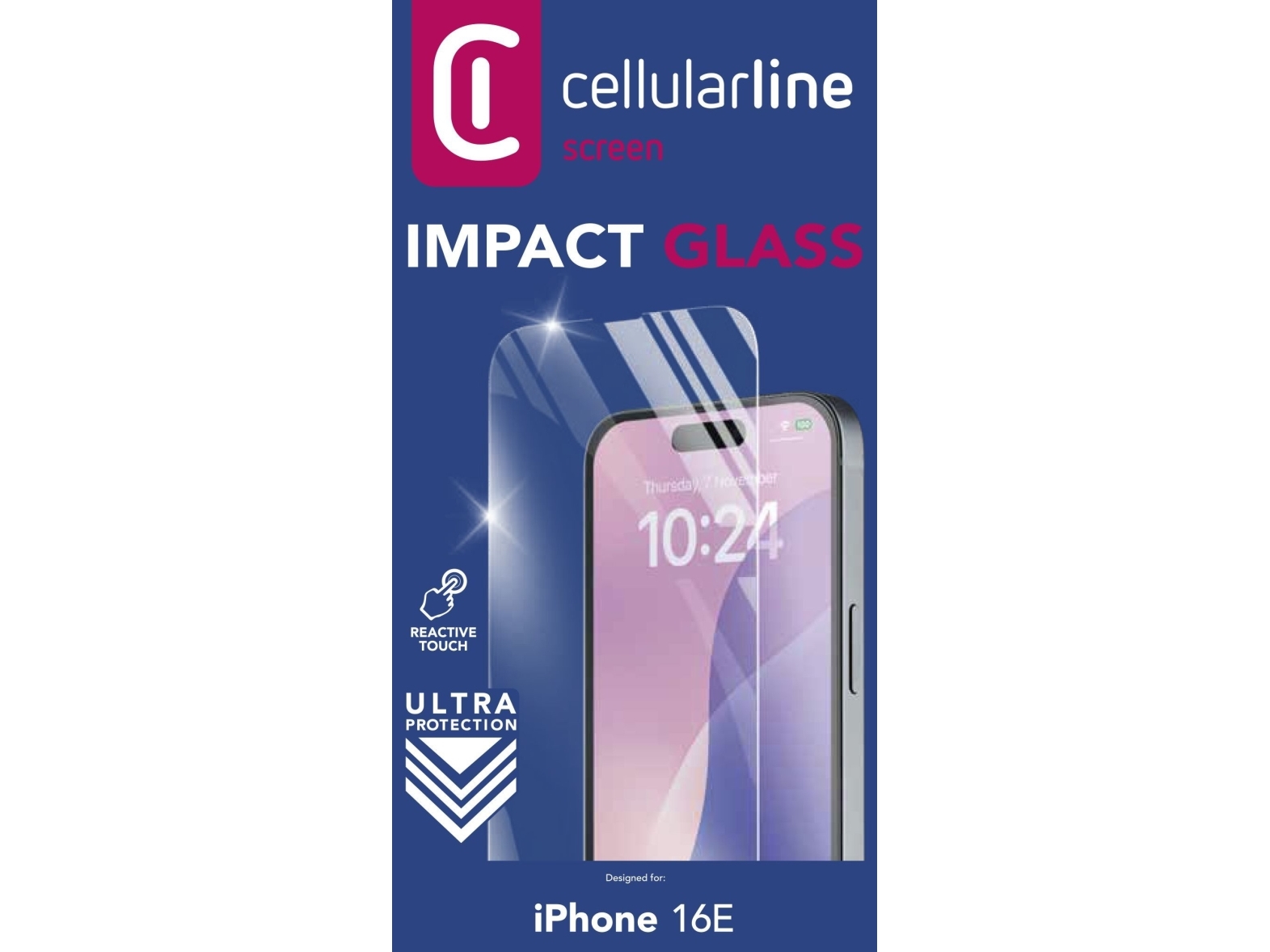 Cellularline 8018080492709, Apple, Iphone Se (2025), Slagbestandig, Ridseresistent, Transparent, 1 Stk