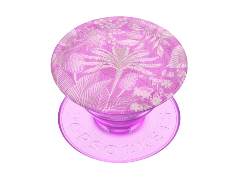 Popsockets 807343, Greb, Lyserød, Blomstermønster, 1 Stk, 38,8 Mm, 7,7 Mm