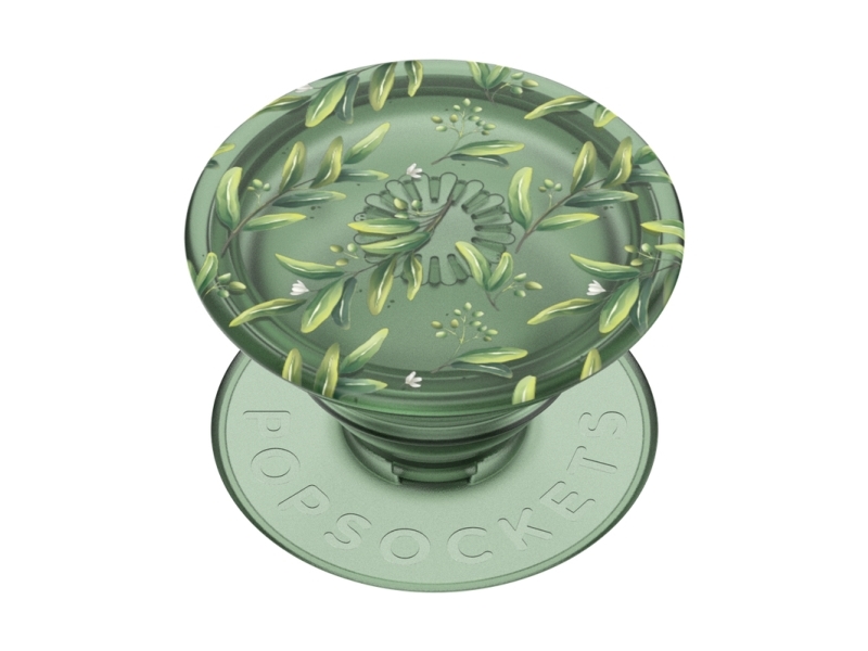 PopSockets 807373, Grepp, Oliv, Blommönster, Universal, 1 styck, 38,8 mm | Foto och video - Videokamera - Actionkamera tillbehör | GameStuff