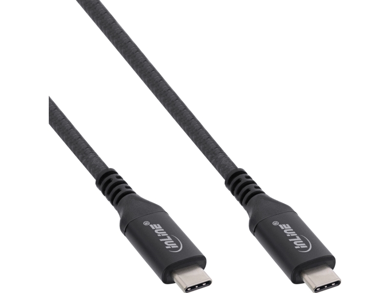 Inline 35904A, 1,5 M, Usb C, Usb C, Usb4 Gen 3X2, 40 Gbit/Sek., Sort