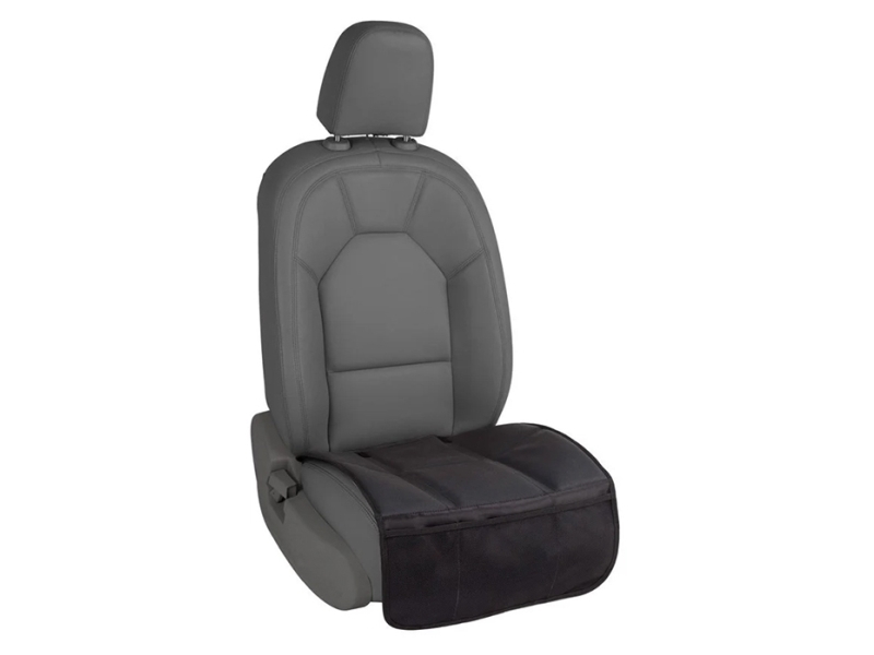 Sædebeskytter i sort kunstlæder