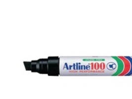 Permanent marker Artline 100, skrå, sort | Skrivredskap - Märkpennor - Permanent Marker | GameStuff