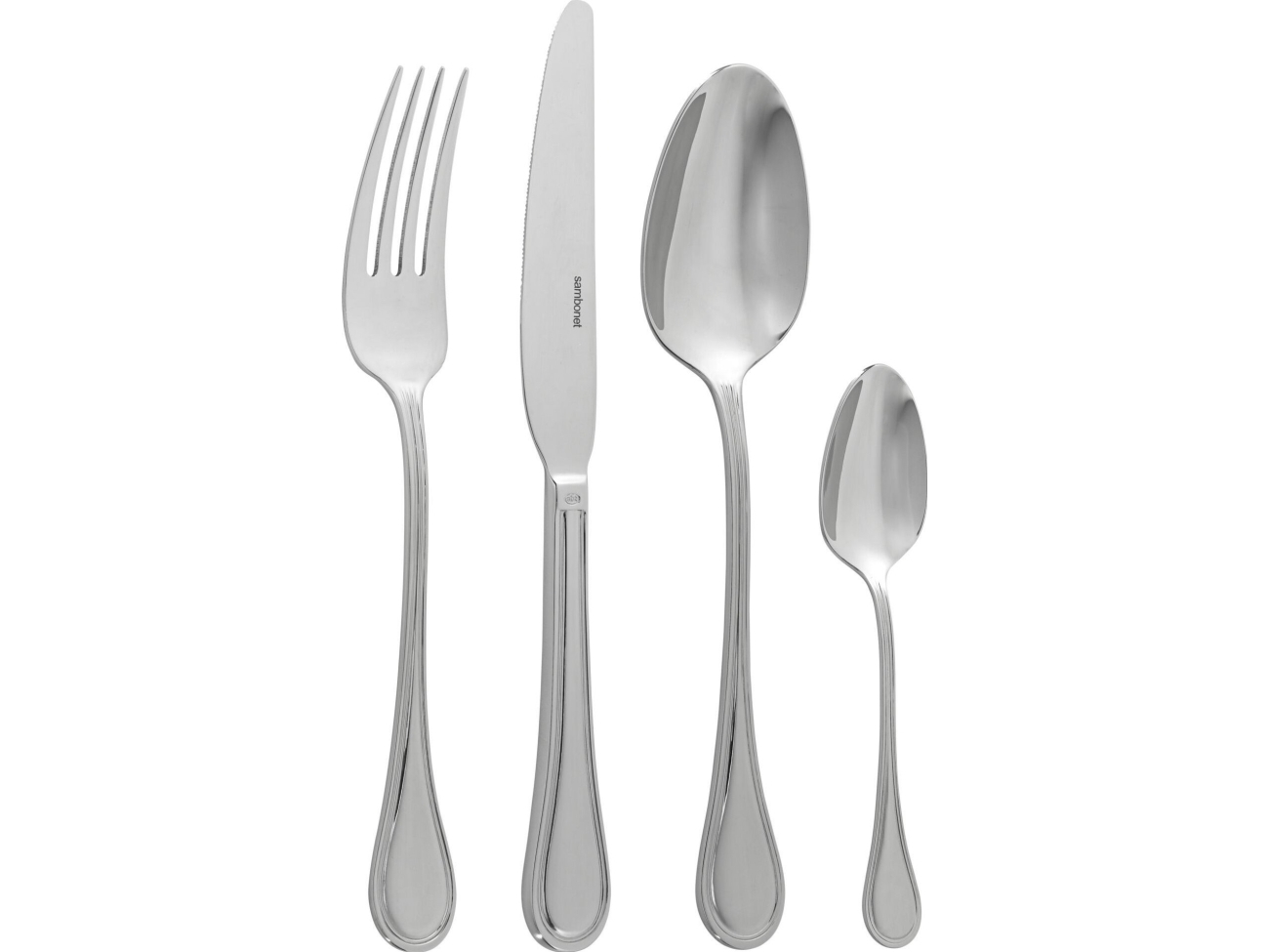 Sambonet Royal Inox stalo indai 24vnt stalo įrankių rinkinys